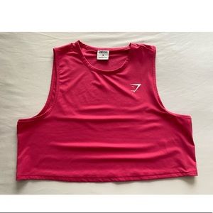 Pink Gymshark crop top